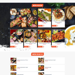 Theme wordpress nhà hàng ẩm thực deltafood