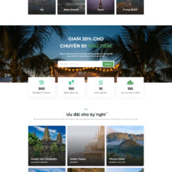 Theme wordpress du lịch 1 giá rẻ