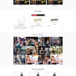 Theme wordpress phòng tập gym đẹp và sang trọng