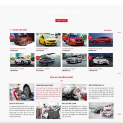 Theme wordpress bán oto honda 3