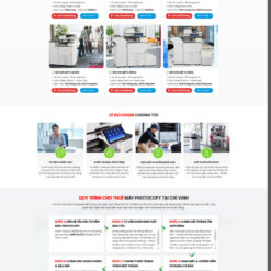 Theme wordpress bán và cho thuê máy photocopy vip