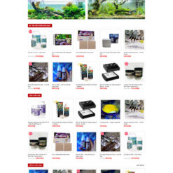 Theme wordpress shop cá cảnh thủy sinh