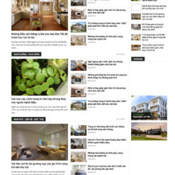 Theme wordpress tin tức tạp chí nhà đẹp