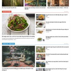 Theme wordpress tin tức 11 - review du lịch