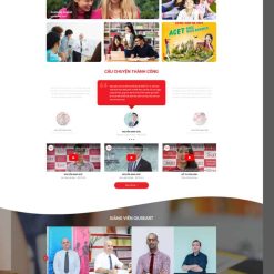 Theme WordPress trung tâm anh ngữ