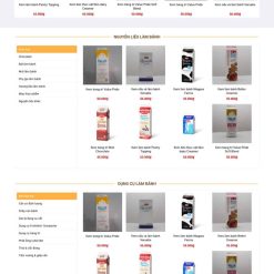 Theme wordpress shop nguyên liệu làm bánh 2