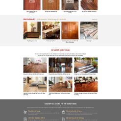 Theme WordPress sàn gổ