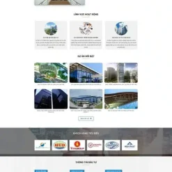 Theme wordpress giới thiệu công ty xây dựng